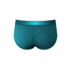 The Nerves of Teal | Teal Heather Ball Hammock® Pouch Underwear Briefs - Shinesty