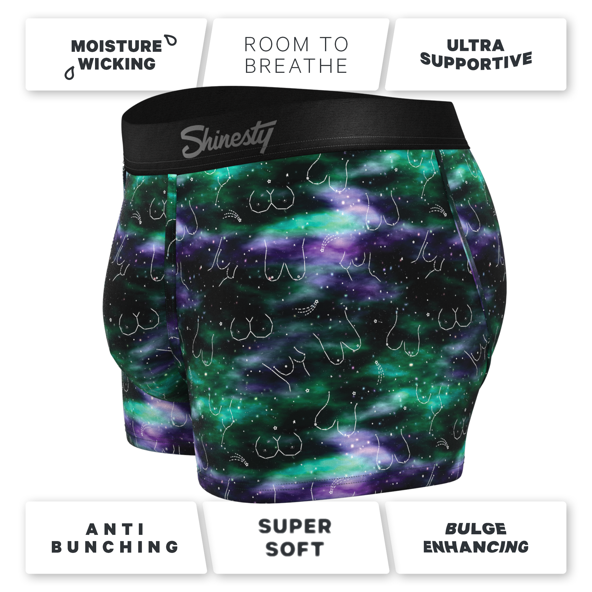 The Milky Way | Northern Lights Ball Hammock® Pouch Trunks Underwear - Shinesty