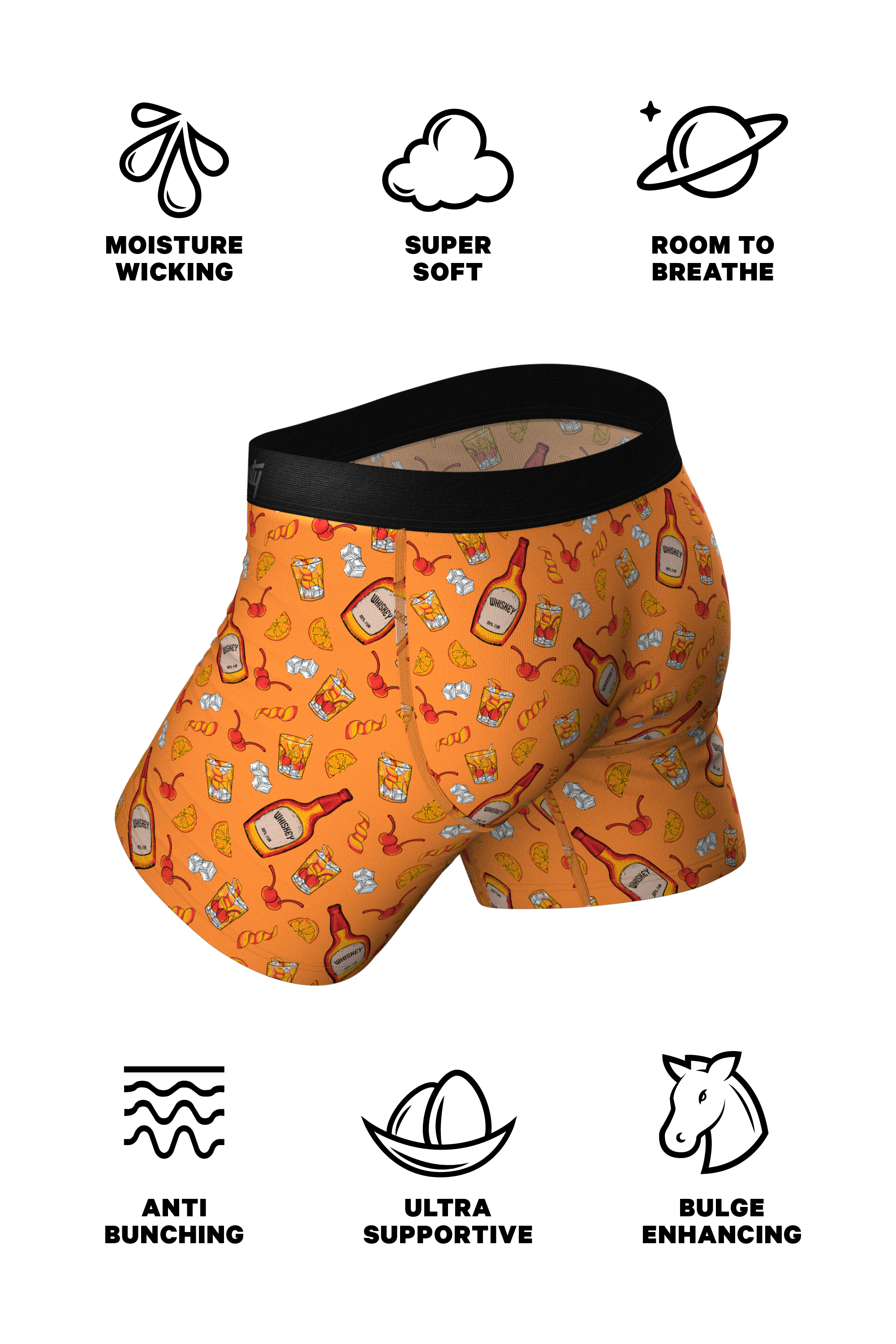 The Old Fashioned | Whiskey Ball Hammock® Pouch Underwear - Shinesty