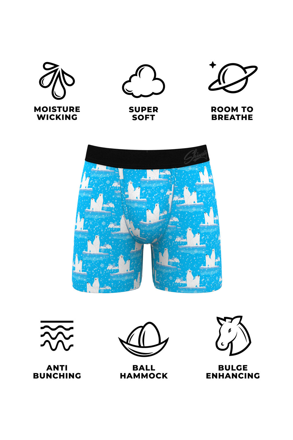 The Polar Plunge | Polar Bear Ball Hammock® Boxer and Cheeky Underwear Pack - Shinesty