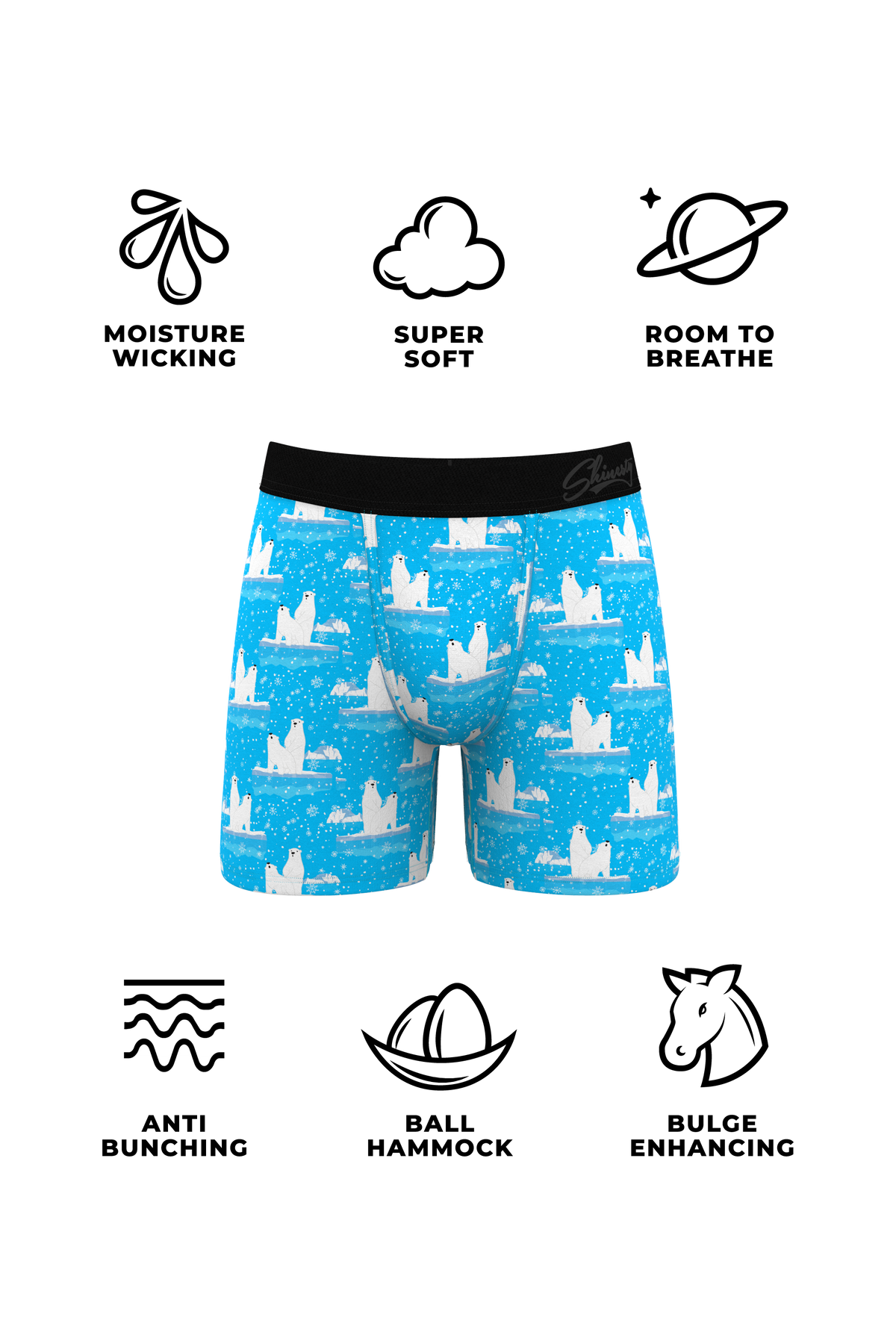 The Polar Plunge | Polar Bear Ball Hammock® Boxer and Cheeky Underwear Pack - Shinesty