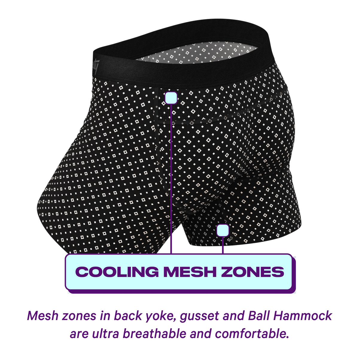 The Precious Stones | Diamond paradICE™ Cooling Ball Hammock® Pouch Underwear - Shinesty