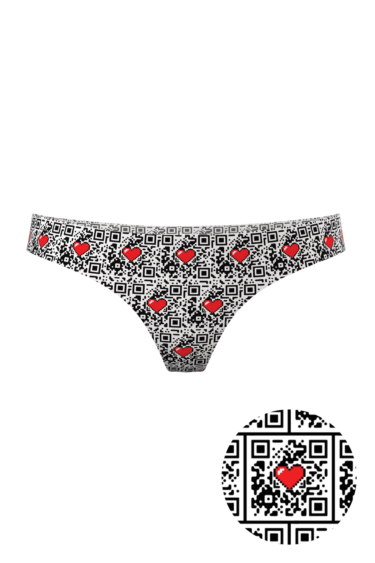 The Scan Me | QR Code Seamless Thong - Shinesty
