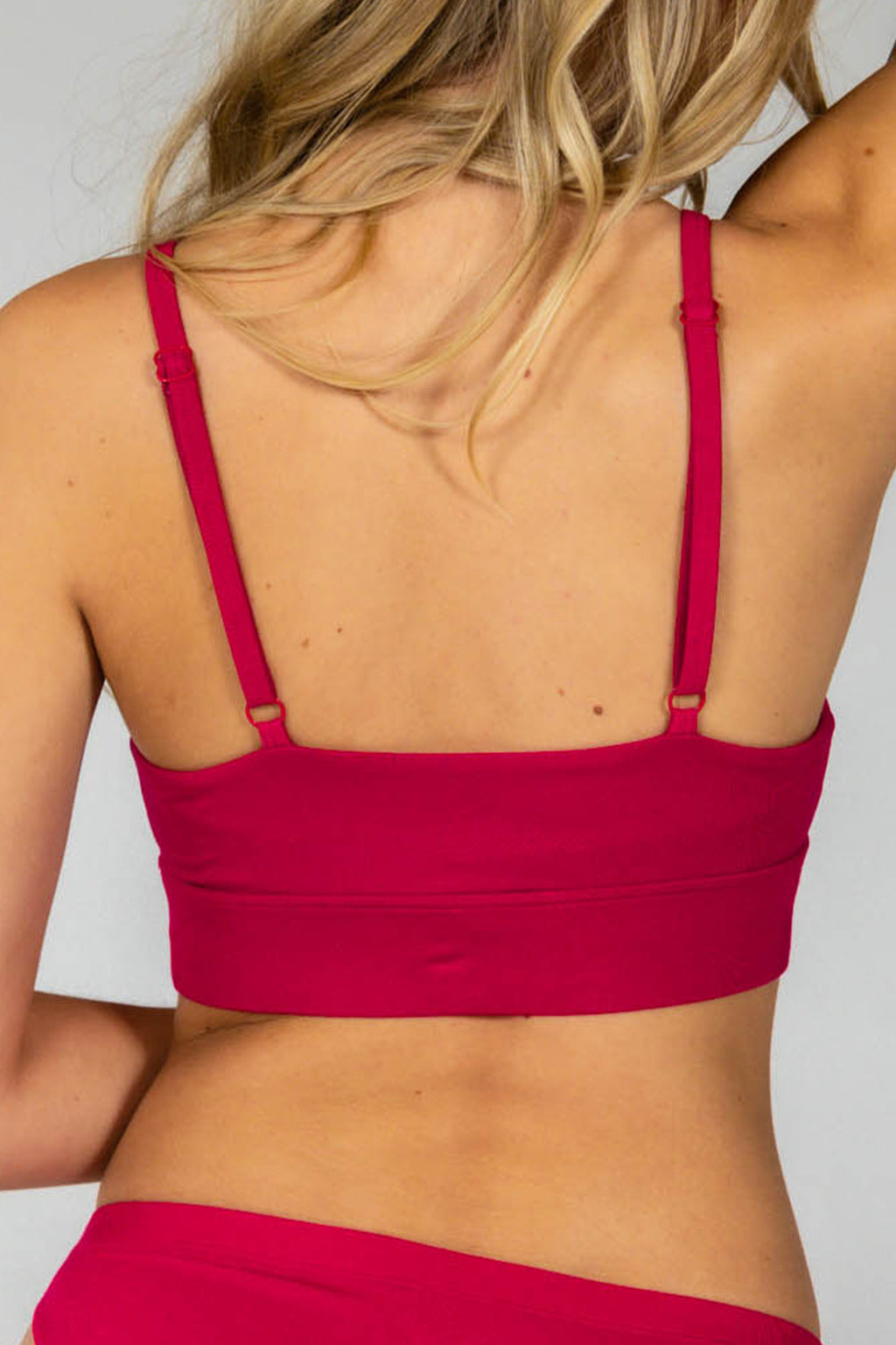 The Red Velvet | Dark Red Boob Hammock™ Scoop Bralette - Shinesty
