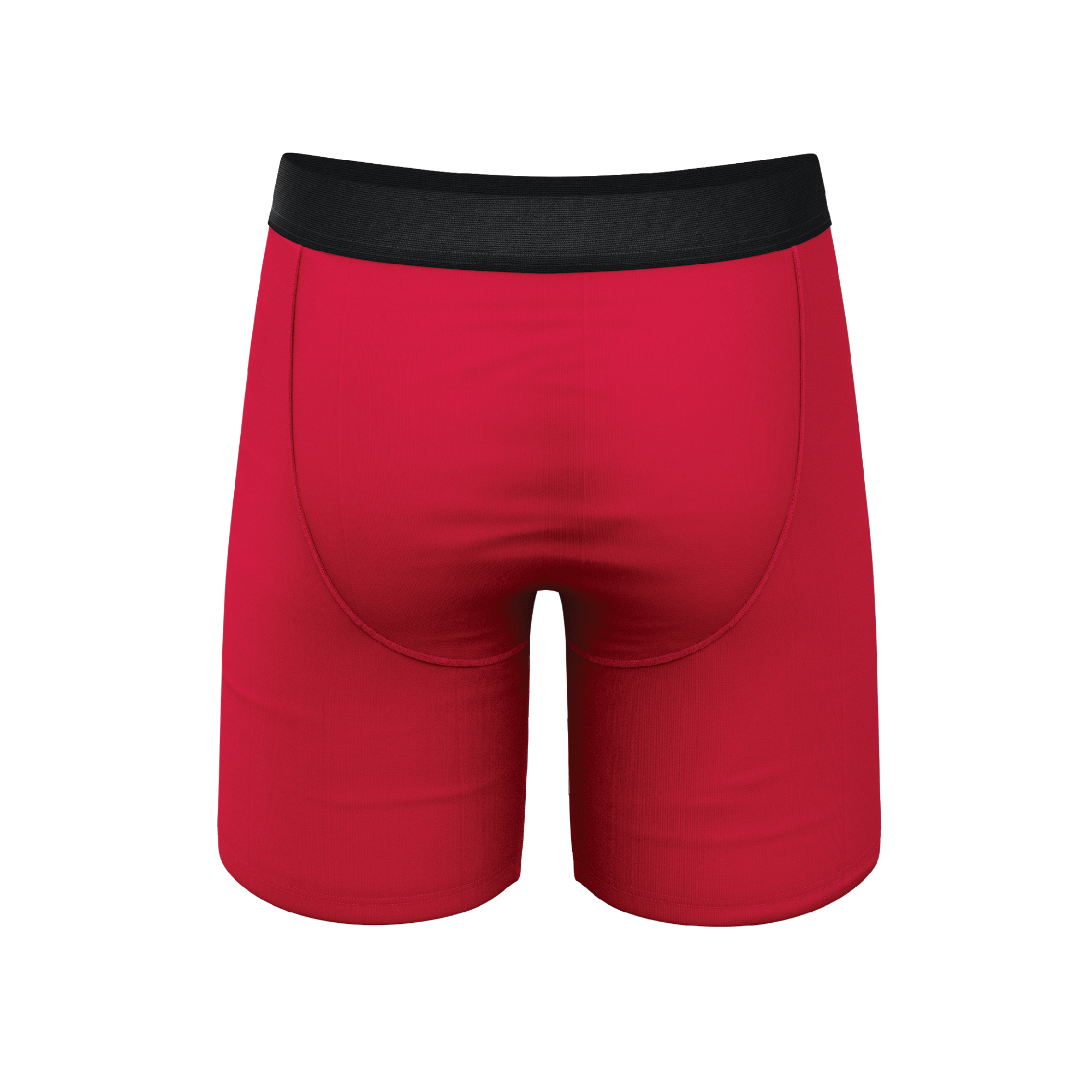 The Red Velvet | Dark Red Ball Hammock® Boxer - Long Leg - Shinesty