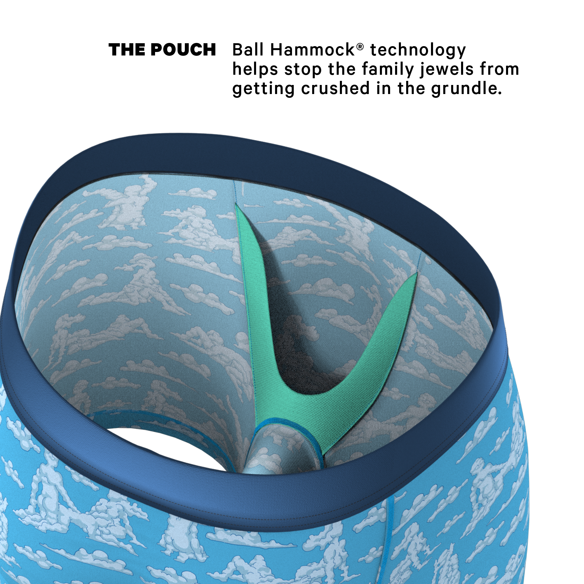 The Reverse Cloud Girl | Cloud Ball Hammock® Pouch Underwear - Shinesty