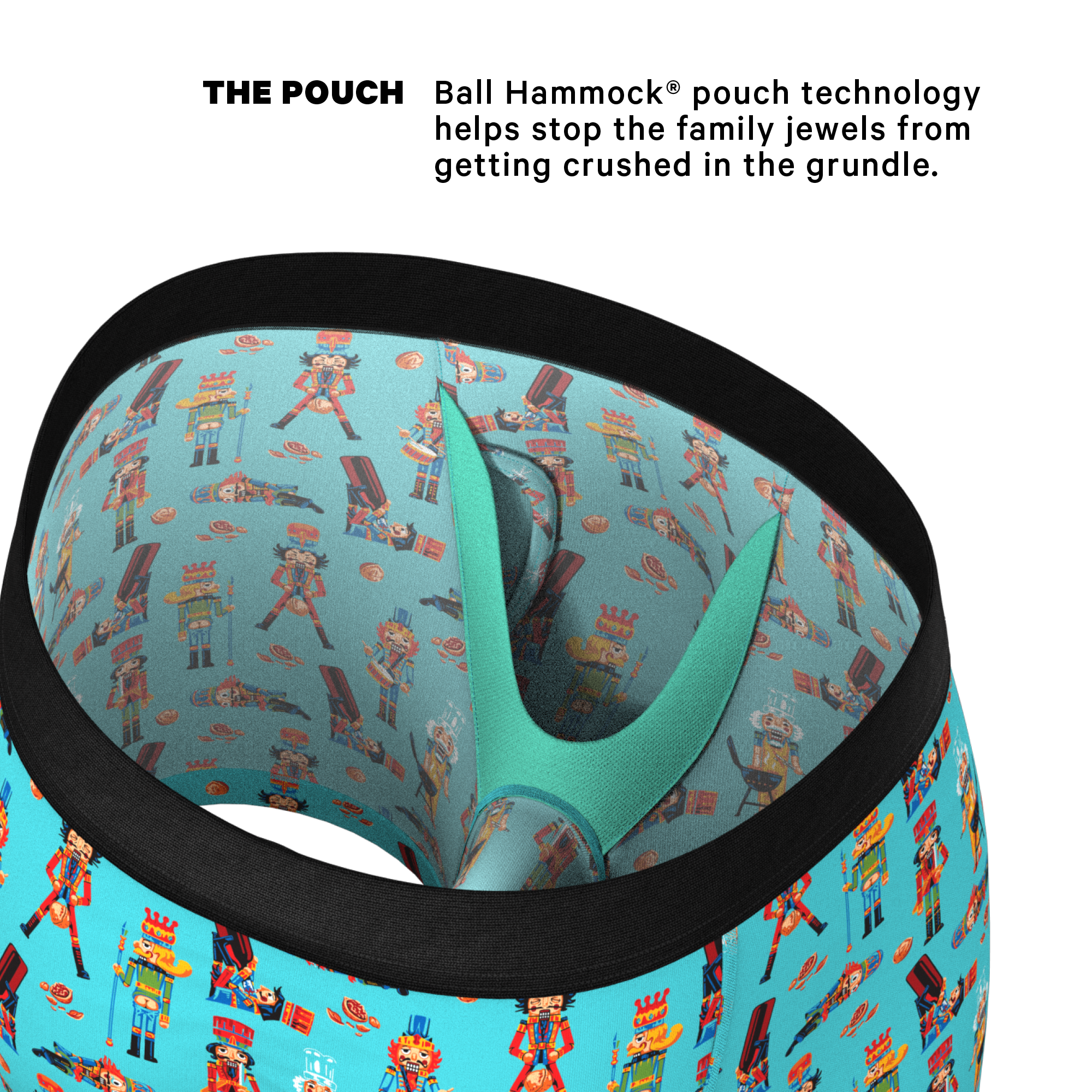 The Roasted Chestnuts | Nutcracker Ball Hammock® Pouch Underwear With Fly - Shinesty