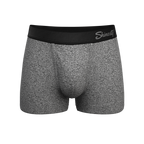 The Seattle Skyline | Black Marble Heather Ball Hammock® Pouch Trunk Underwear - Shinesty