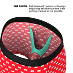 The Secret Admirer | Valentines Letters Ball Hammock® Pouch Underwear With Fly - Shinesty