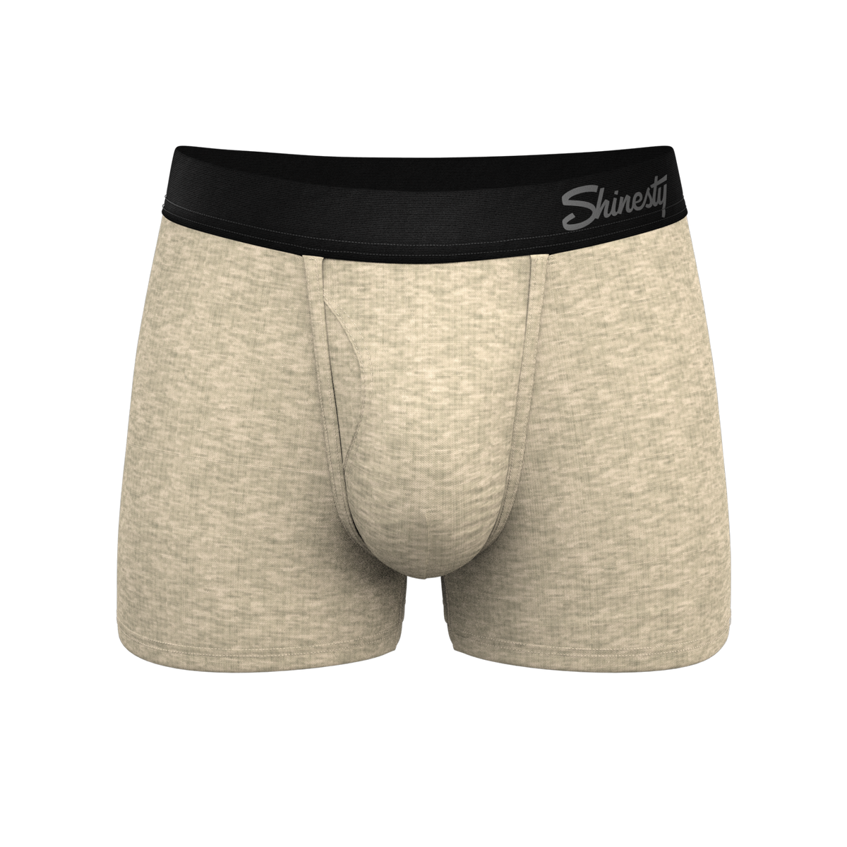 The Silver Fox | Oatmeal Heather Ball Hammock® Pouch Trunks Underwear - Shinesty