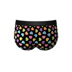 The Smooth Talker | Candy Hearts Ball Hammock® Pouch Underwear Briefs - Shinesty