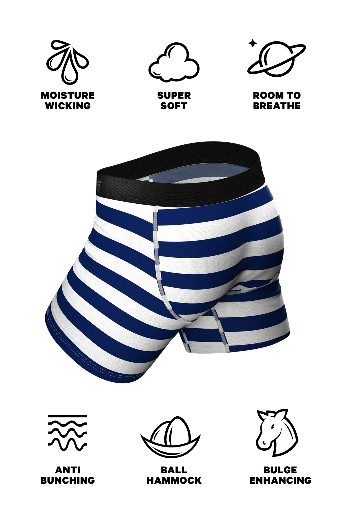 The Snack Attack | Shark Ball Hammock® Pouch Underwear With Fly - Shinesty