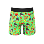 The Snackhanalia | Junk Food Ball Hammock® Pouch Underwear With Fly - Shinesty