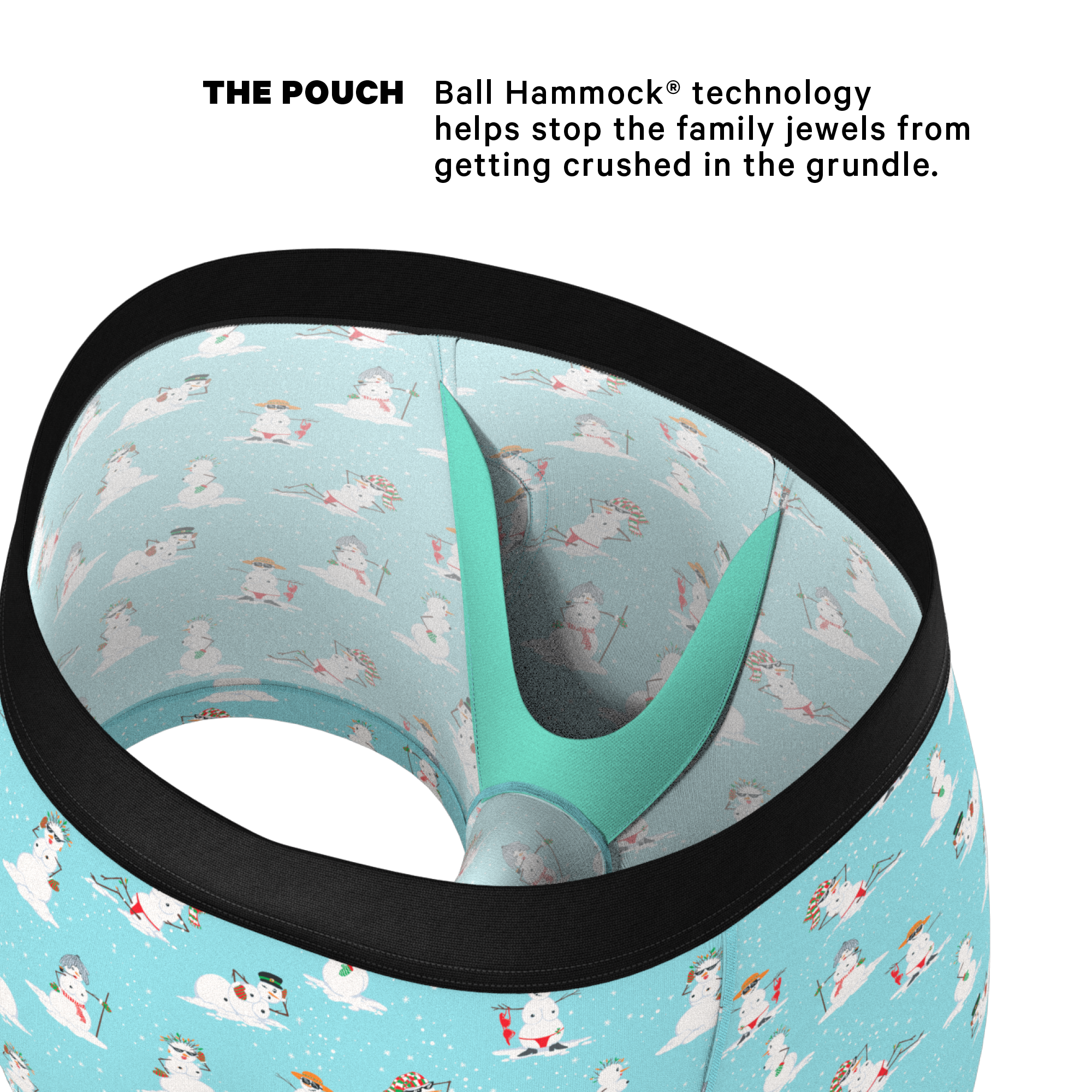 The Frosty Mistress | Snow Women Ball Hammock® Pouch Trunks Underwear - Shinesty
