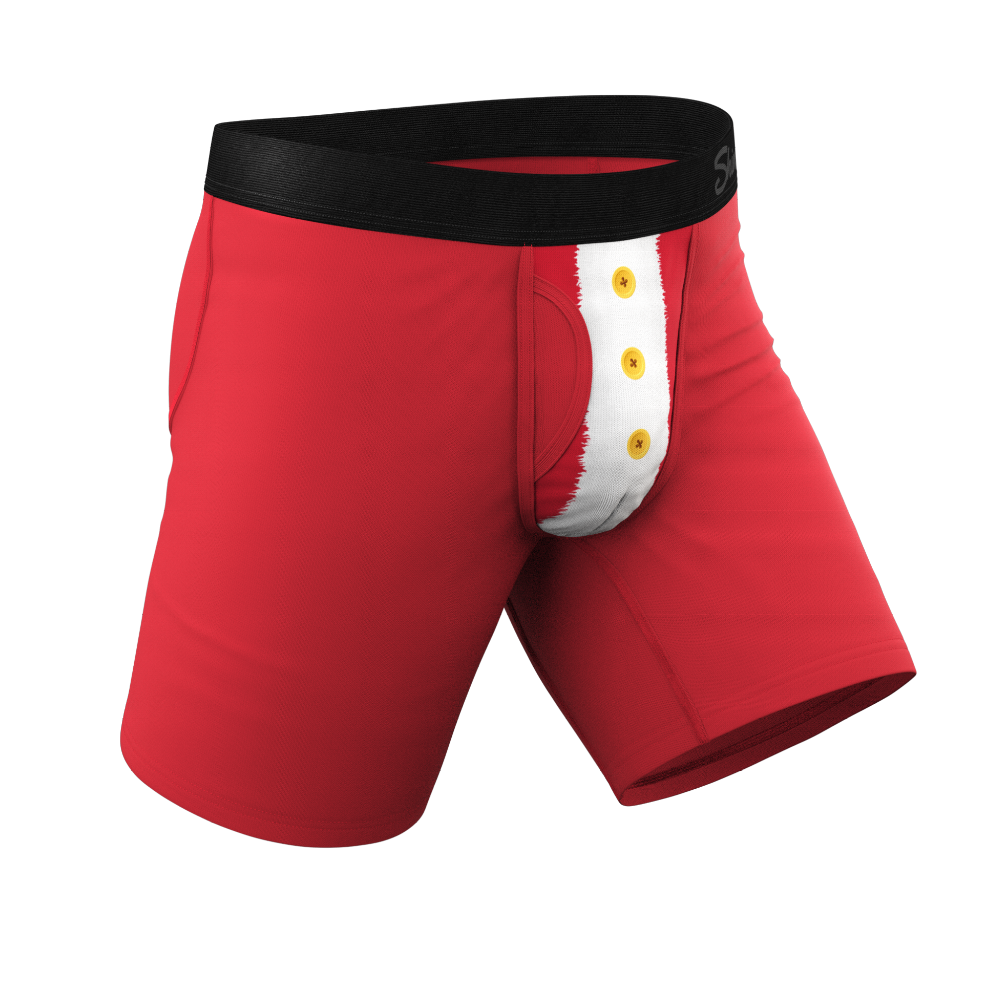 The St. Knickers | Santa Belt Ball Hammock® Boxer - Long Leg - Shinesty