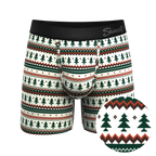 The Stuffed Stocking | Fair Isle Christmas Tree Ball Hammock® Pouch Underwear - Shinesty