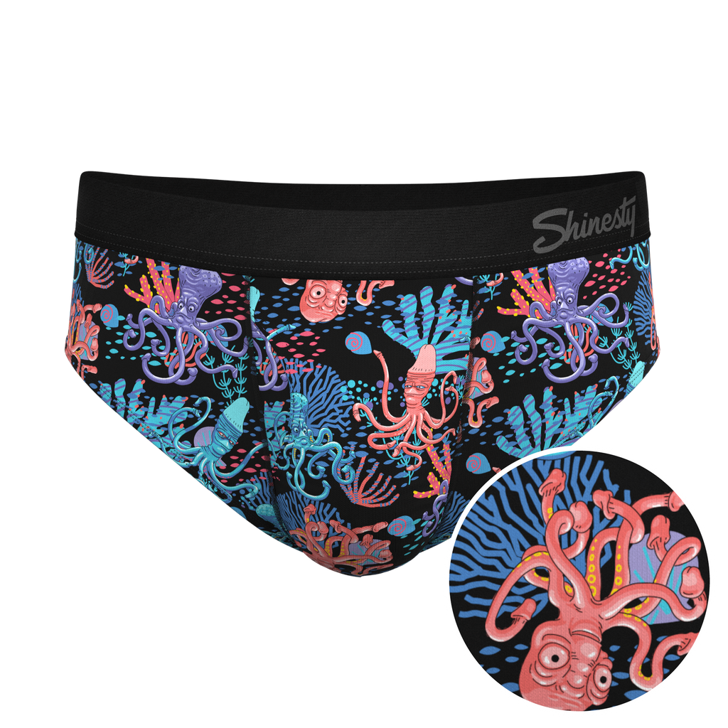 The Swollen Tentacles | Octopus Ball Hammock® Pouch Underwear Briefs - Shinesty
