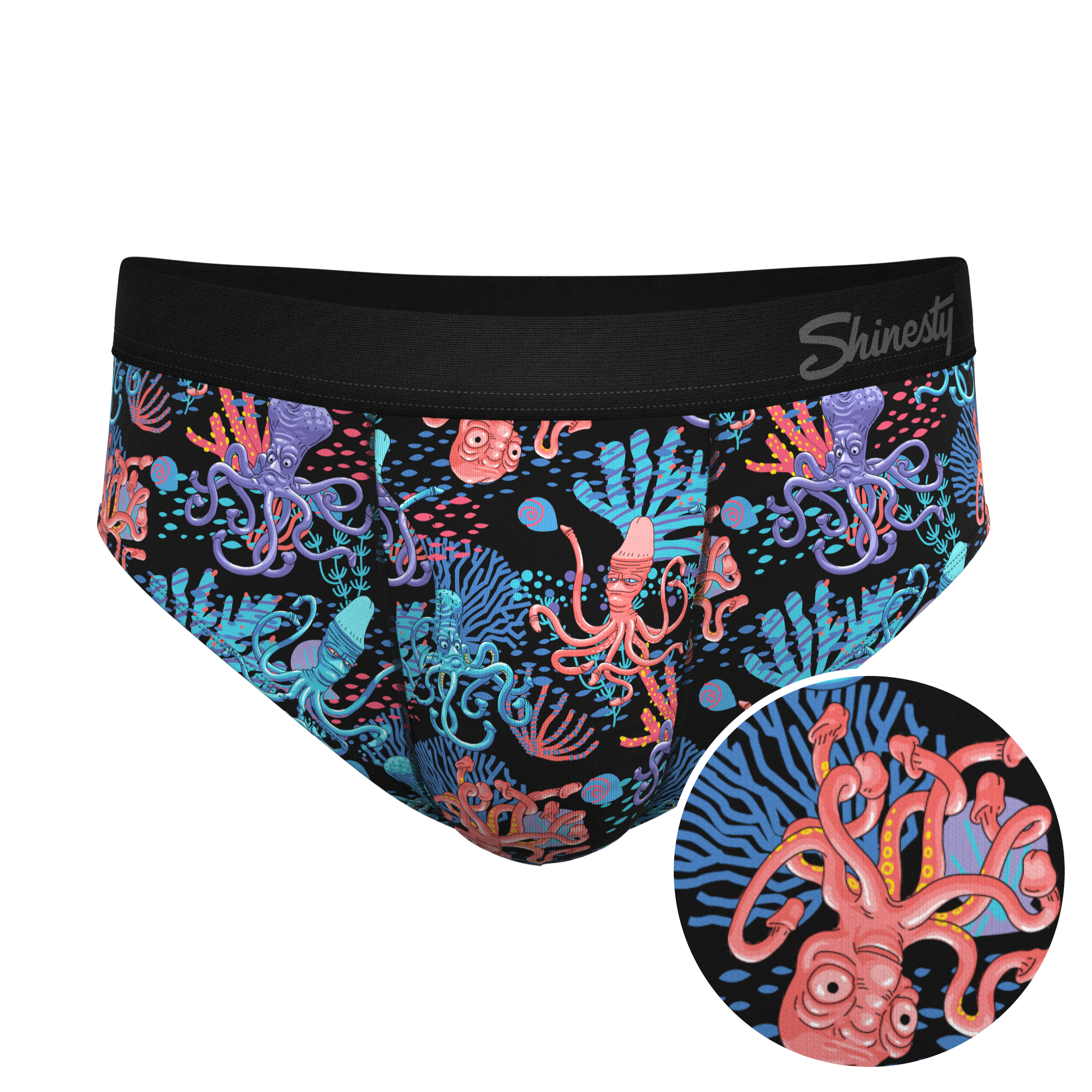 The Swollen Tentacles | Octopus Ball Hammock® Pouch Underwear Briefs - Shinesty