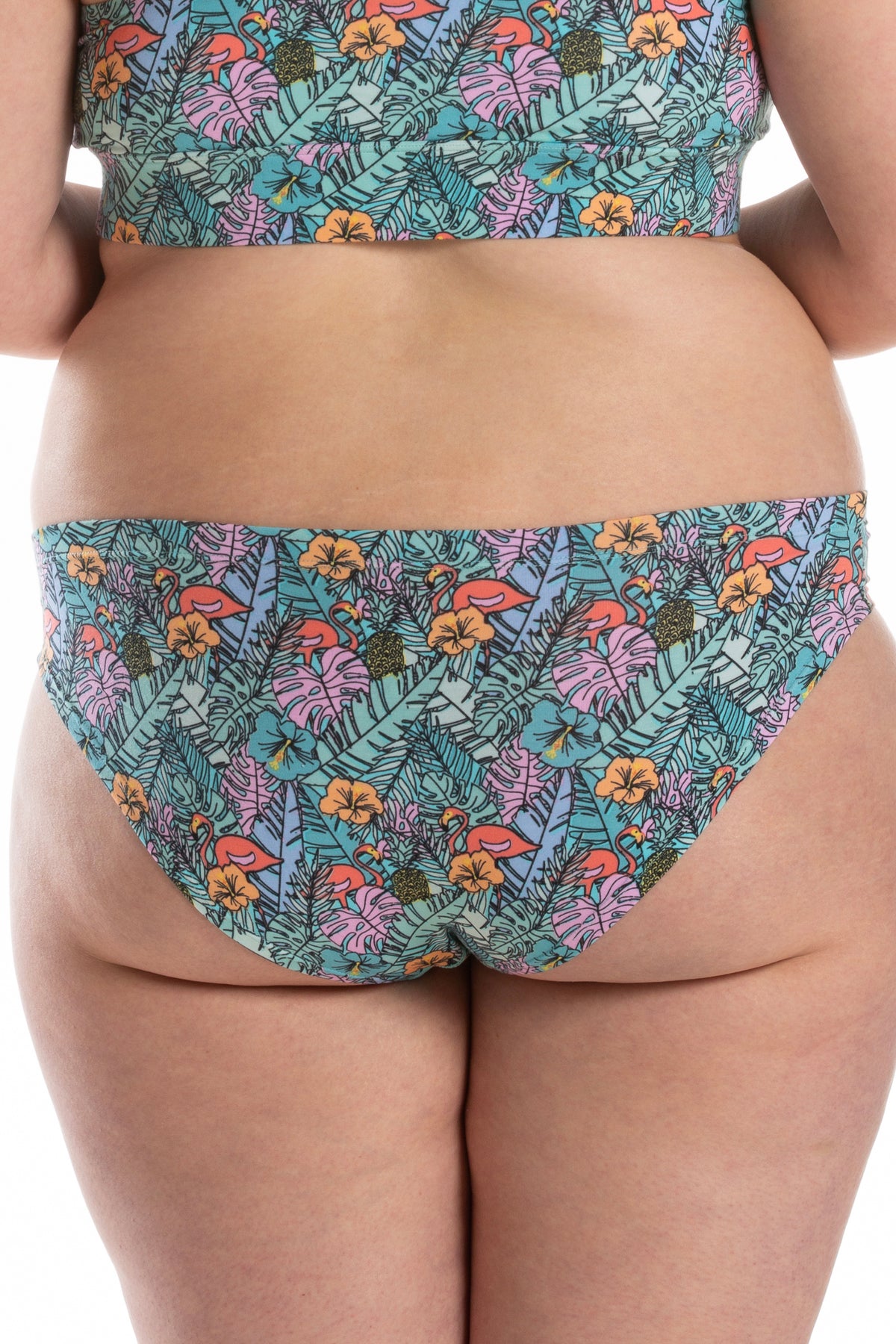 The Hot Tropic | Tropical Flamingo Modal Bikini Underwear - Shinesty