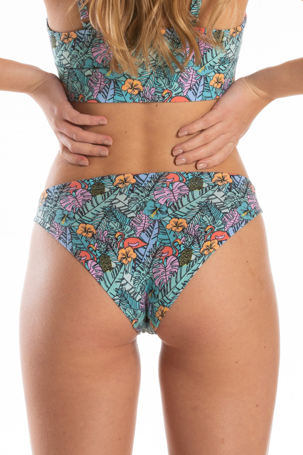 The Hot Tropic | Tropical Flamingo Modal Bikini Underwear - Shinesty
