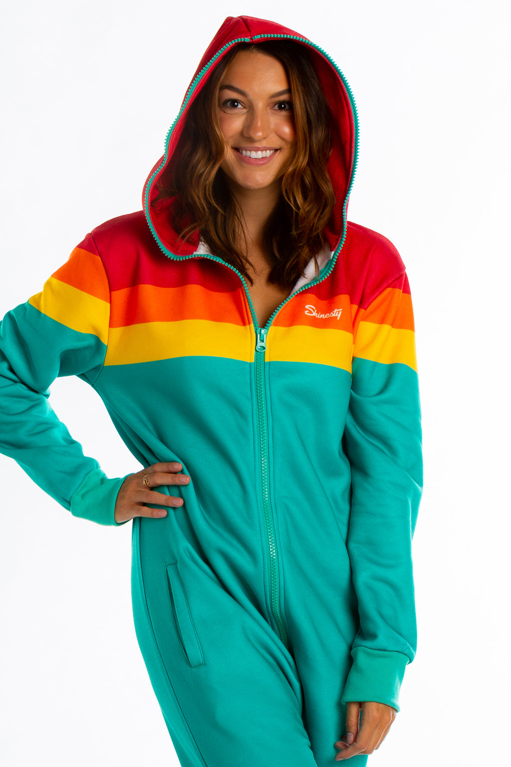 The Backcountry Bomber | Ladies Unisex Retro 70s Onesie - Shinesty