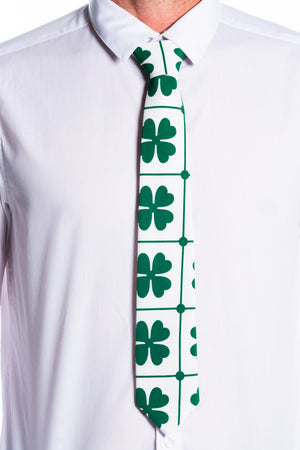 Big Mistake Four Leaf St. Patricks Day Tie