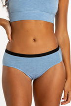 The Blueberry | Blue Heather Cheeky Underwear - Shinesty