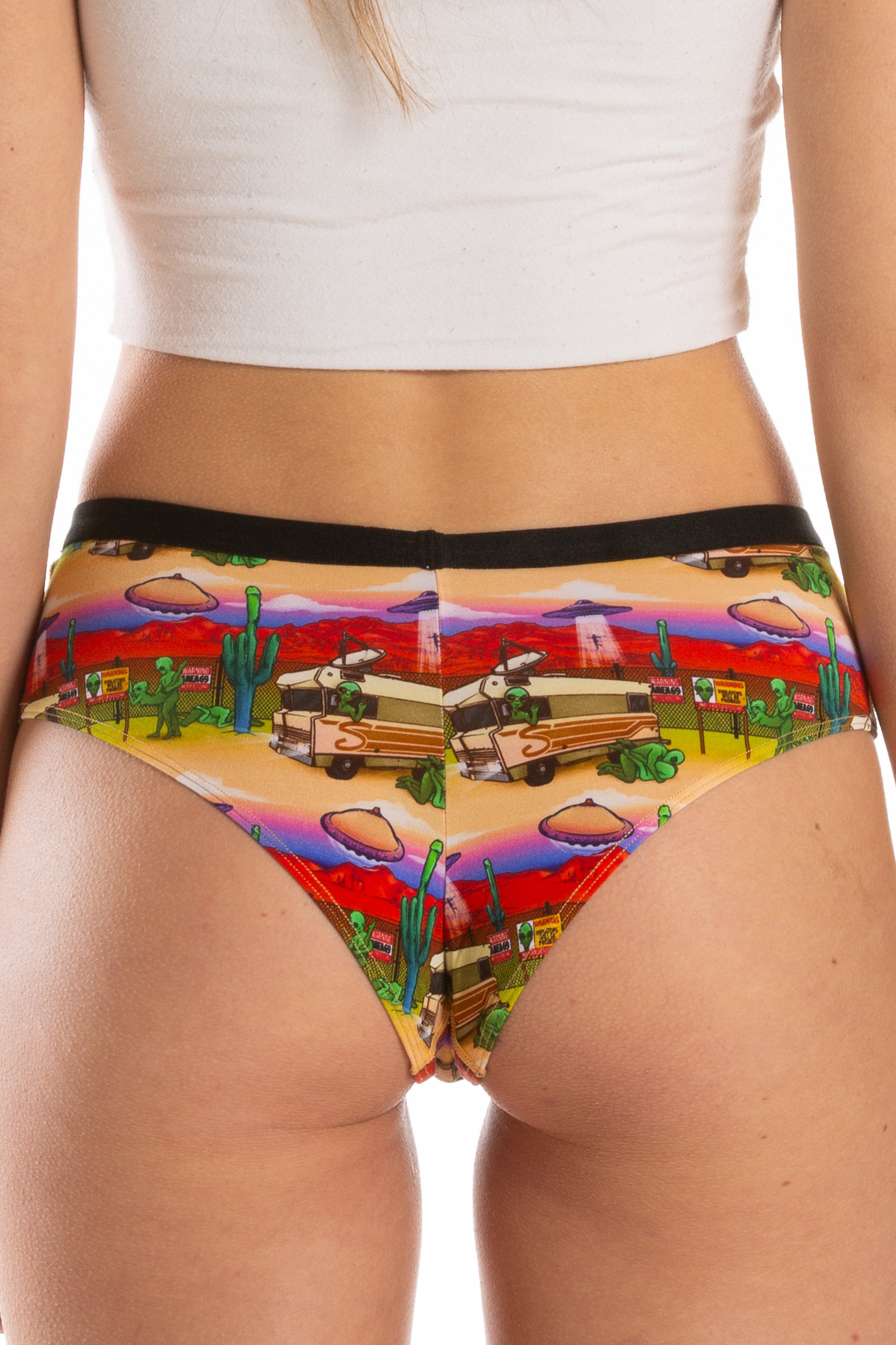 The Close Encounter | Alien Cheeky Underwear - Shinesty