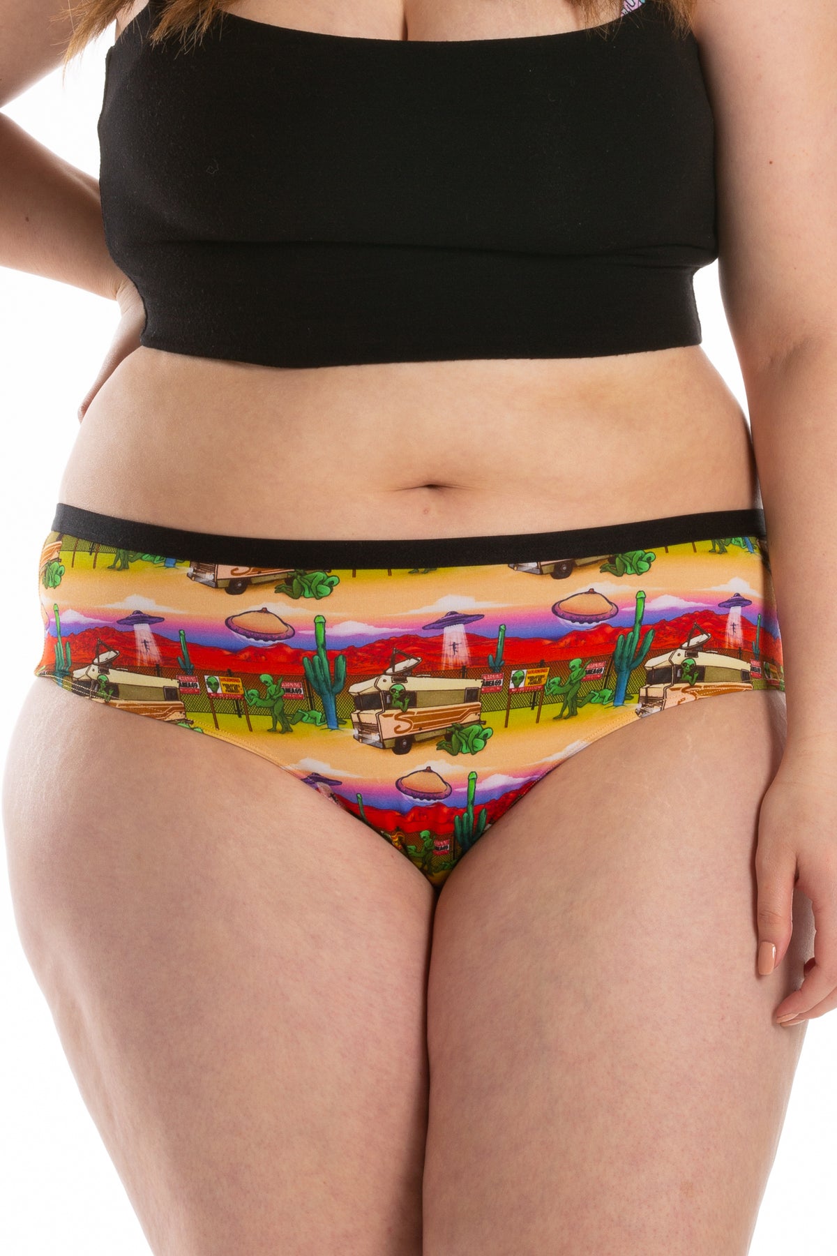 The Close Encounter | Alien Cheeky Underwear - Shinesty