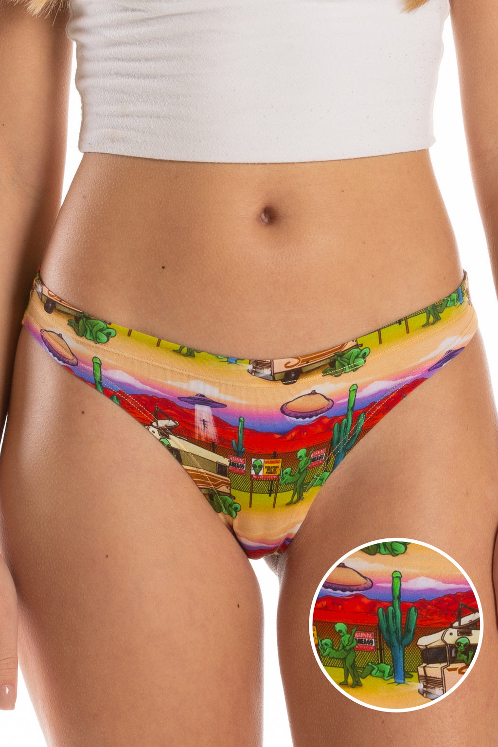 The Close Encounter | Alien Modal Bikini Underwear - Shinesty