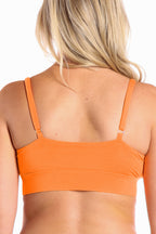 The Crossing Guard | Orange Boob Hammock™ Scoop Bralette - Shinesty