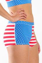 The Ellis Island | USA Flag Modal Boyshort Underwear - Shinesty