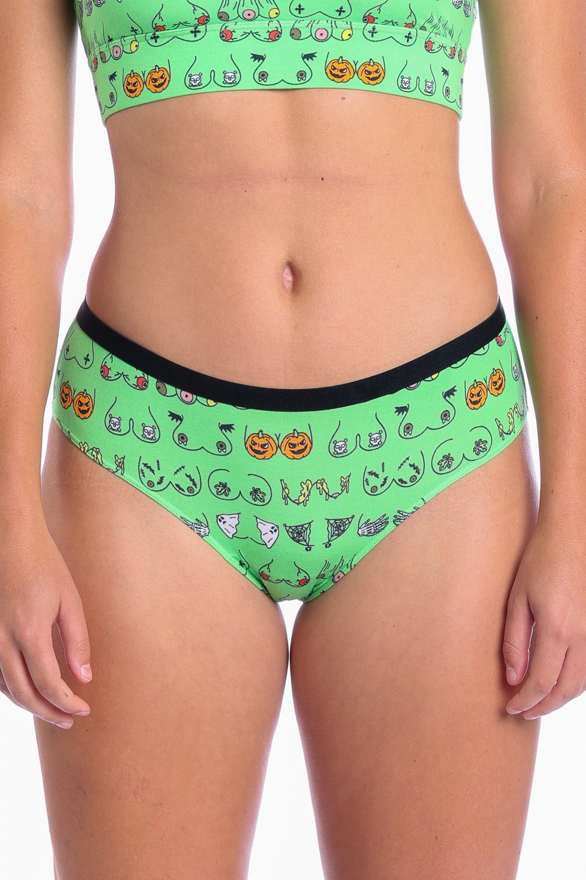 The Haunted Honkers | Halloween Bust Cheeky Underwear - Shinesty