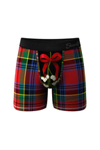The Kiss Me There | Mistletoe Ball Hammock Boxer® And Cheeky Matching Couples Underwear Pack - Shinesty