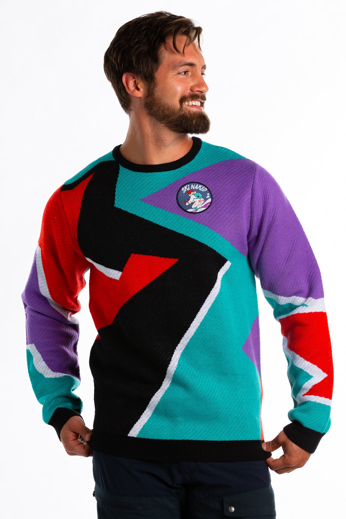The Lax Liftie | Retro 90s Ski Sweater - Shinesty