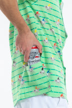 The Louisville | Derby Horse Racing Stripe Hawaiian Shirt - Shinesty