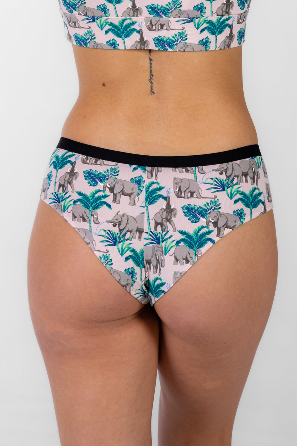 The Maximus | Tropical Elephants Cheeky Underwear - Shinesty