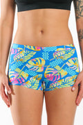 The Oahu Rendezvous | Tropical Leaves Modal Boyshort Underwear - Shinesty