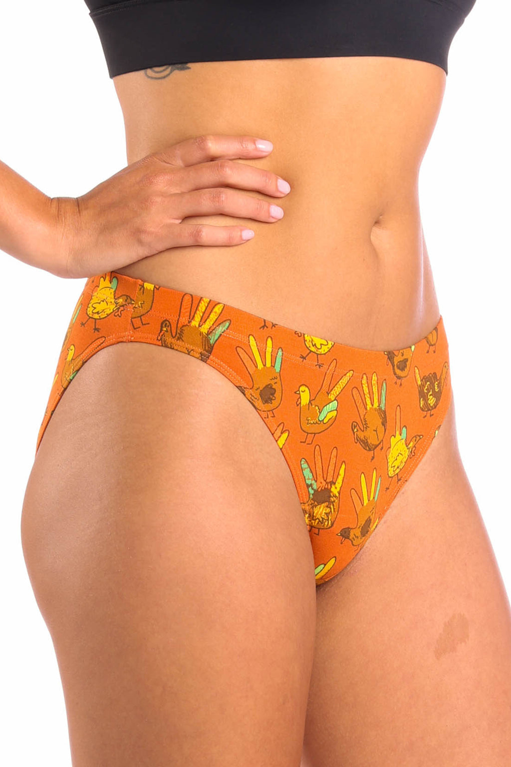 The Party Fowl | Thanksgiving Turkey Modal Bikini Underwear - Shinesty