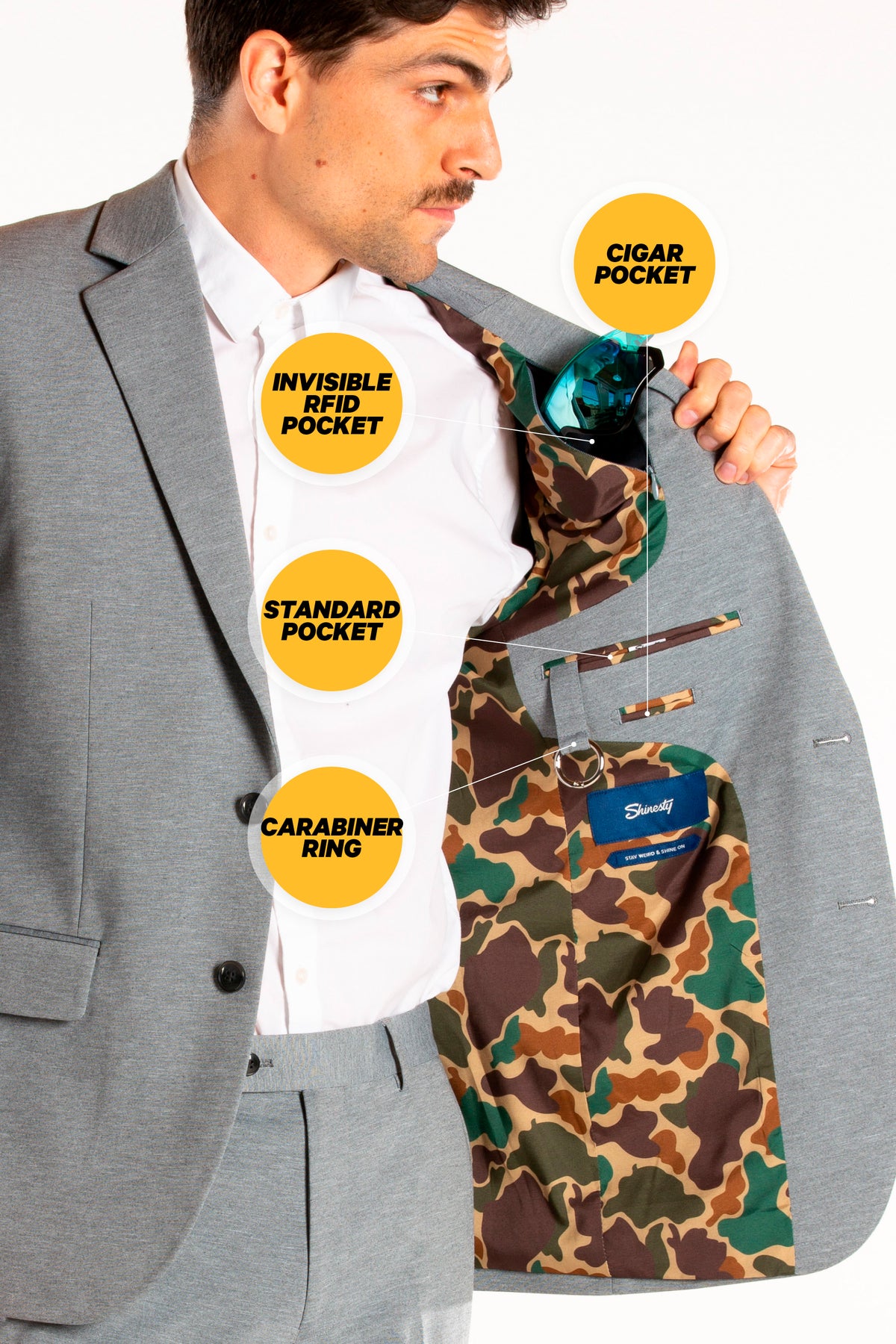 The Pursuit | Camouflage Ultimate Suit - Shinesty