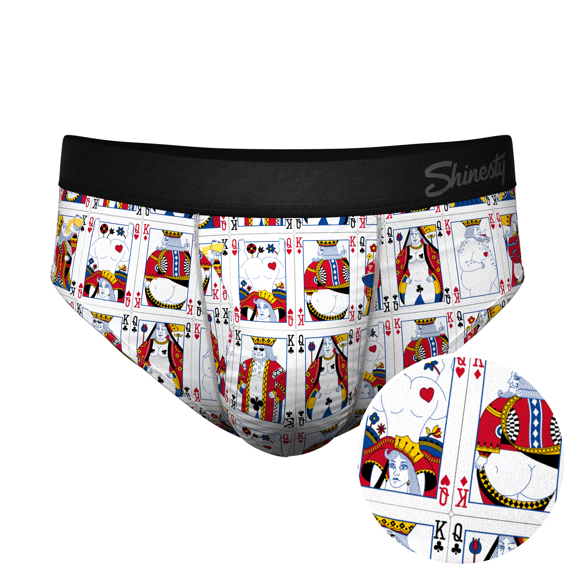 The Strip Poker | Playing Cards Ball Hammock® Pouch Underwear Briefs - Shinesty