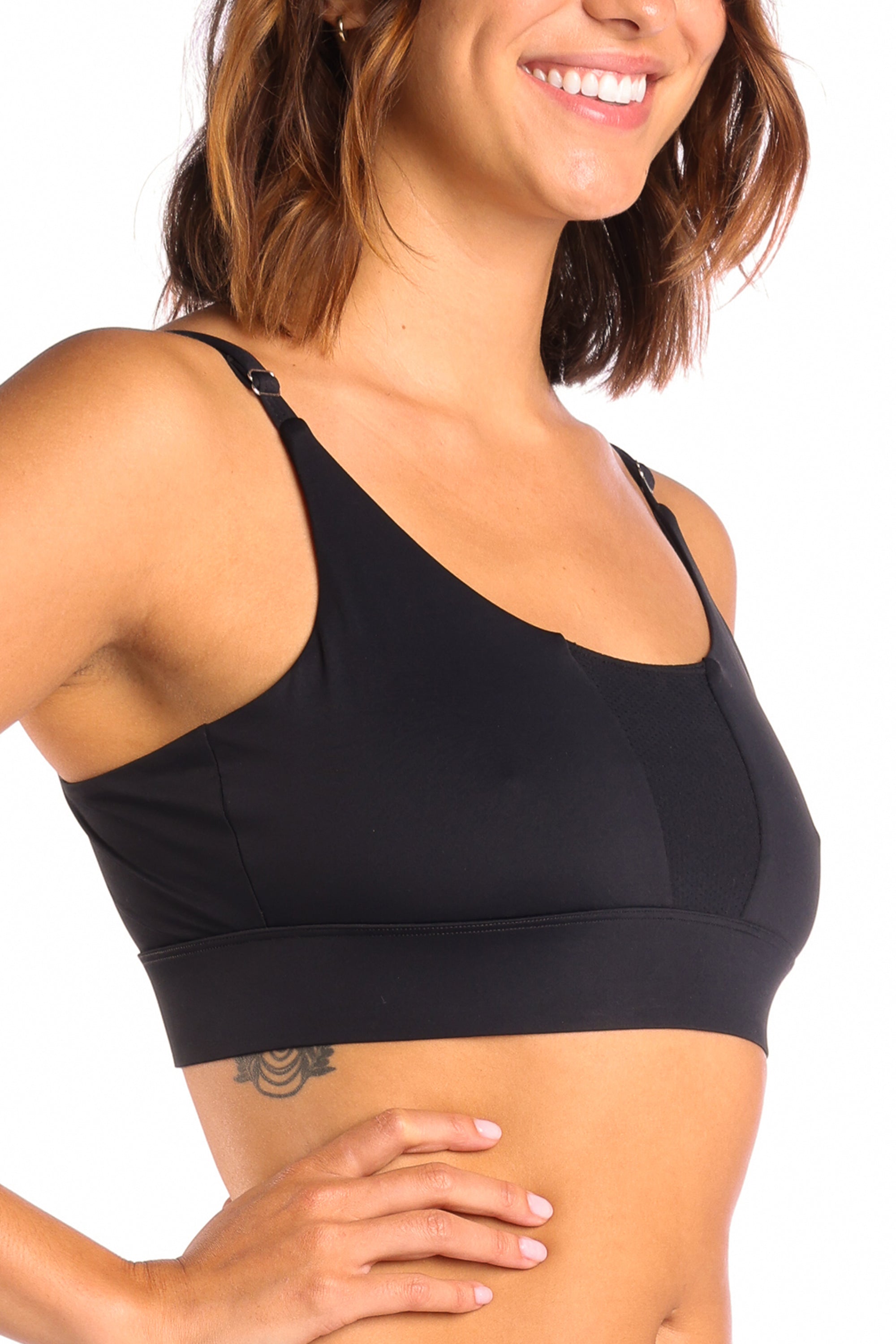 The Threat Level Midnight | Black paradICE™ Boob Hammock™ Cooling Bralette - Shinesty