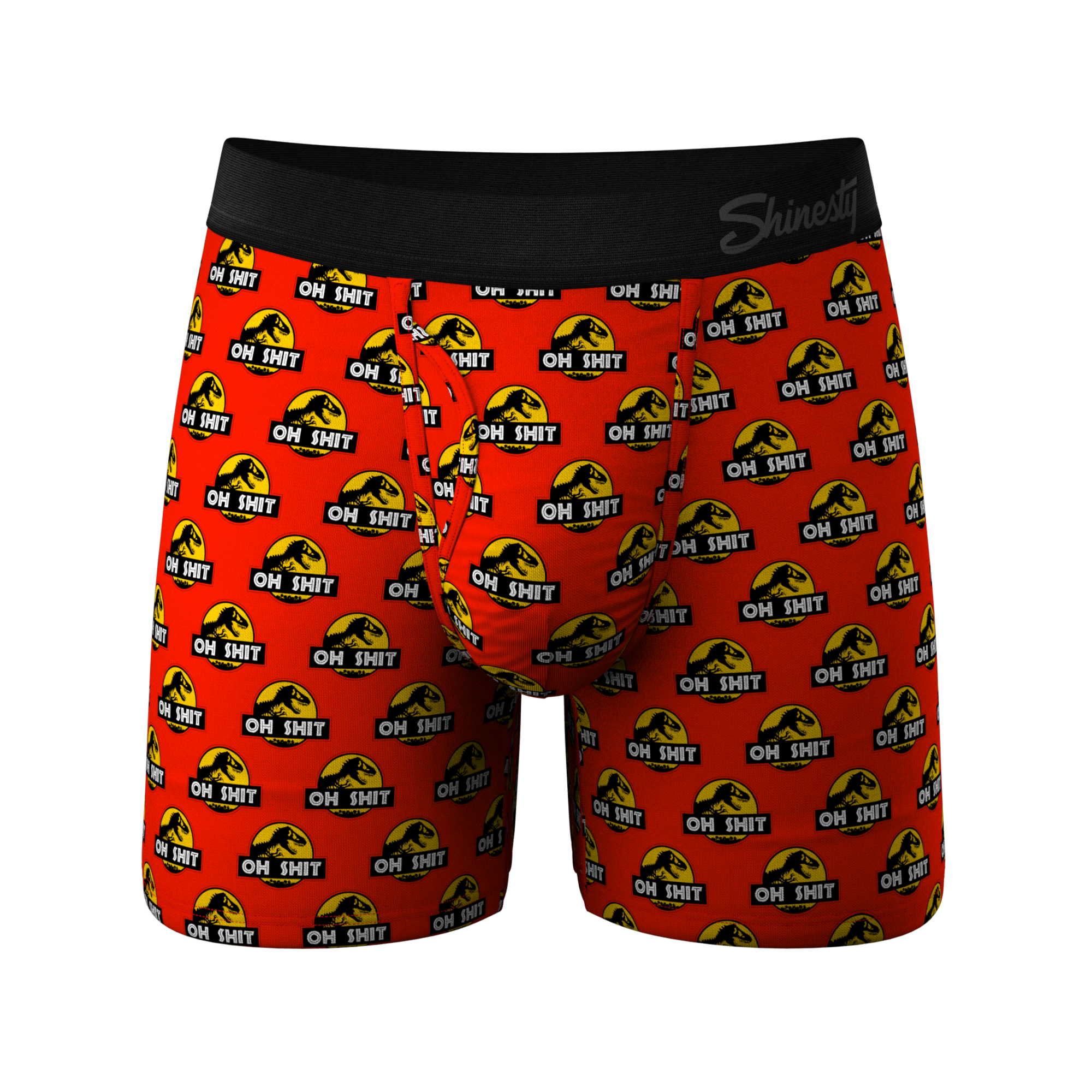 They're Back | Dinosaur Ball Hammock® Pouch Underwear With Fly - Shinesty