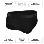 The Threat Level Midnight | Black Ball Hammock® Pouch Underwear Briefs - Shinesty
