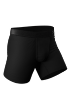The Jack And Jane | Couples Black Ball Hammock® Boxer With Fly and Cheeky Pack - Shinesty