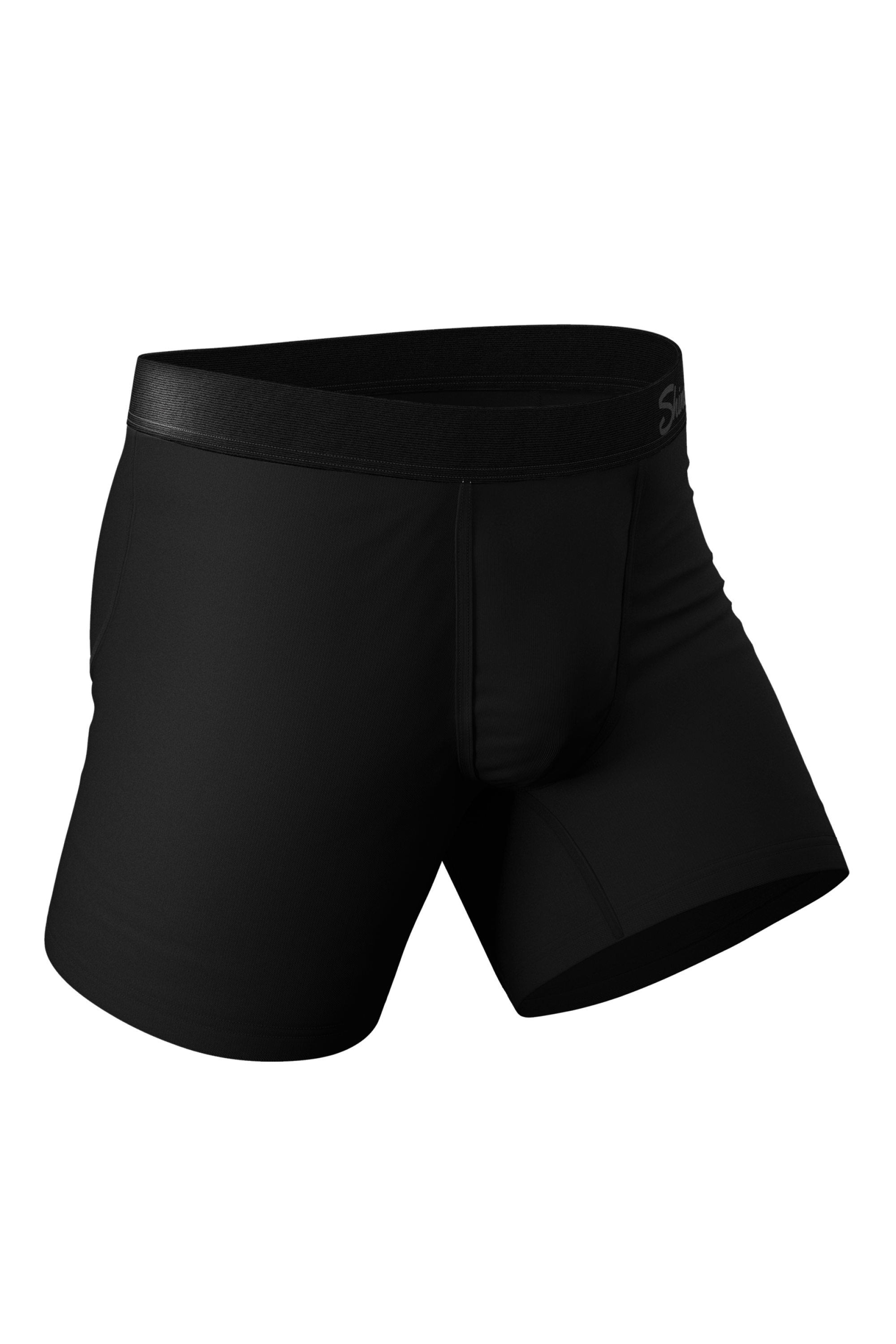 The Jack And Jane | Couples Black Ball Hammock® Boxer With Fly and Cheeky Pack - Shinesty