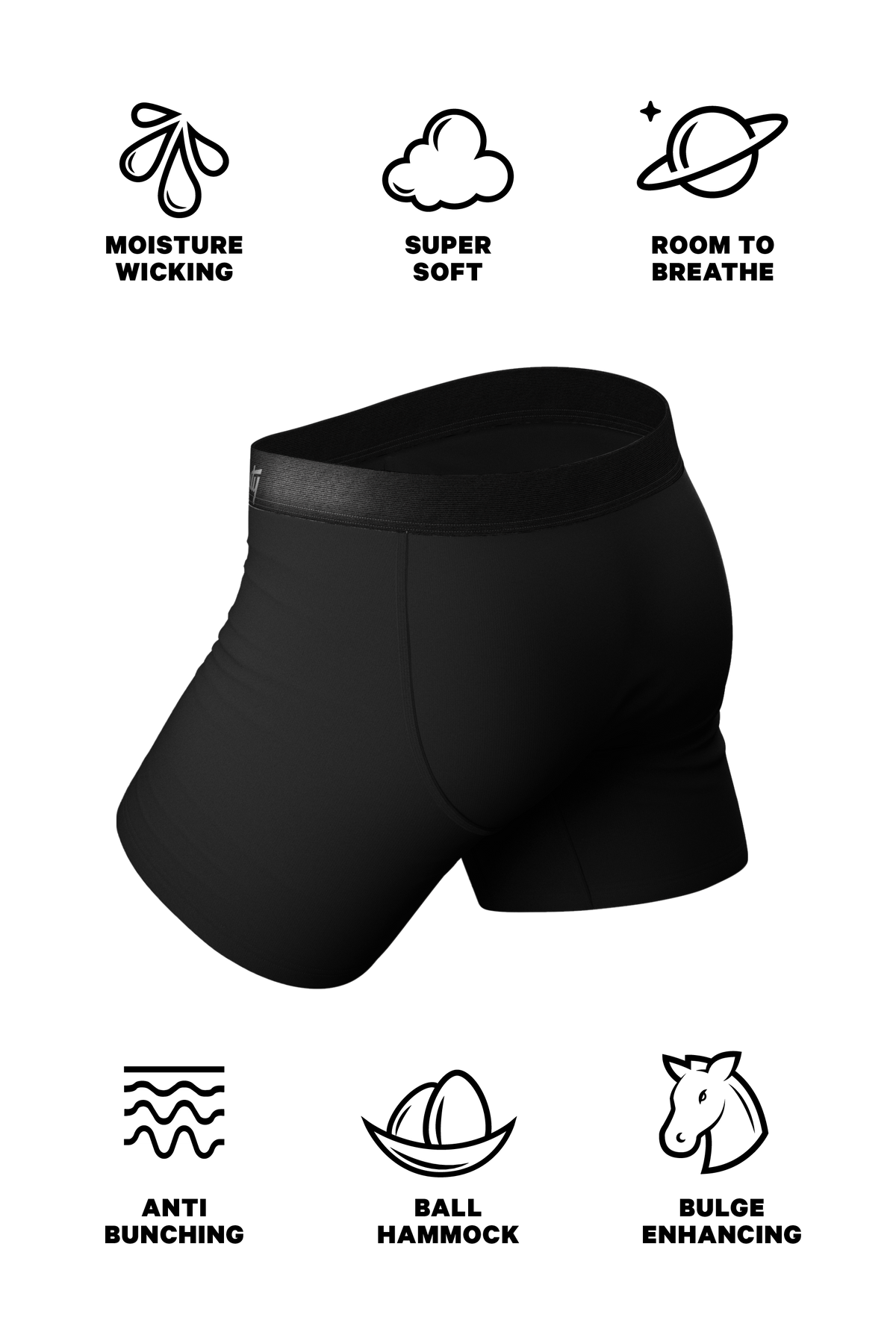 The Zero Shades of Grey | Ball Cream and Ball Hammock® Pouch Underwear With Fly 3 Pack - Shinesty