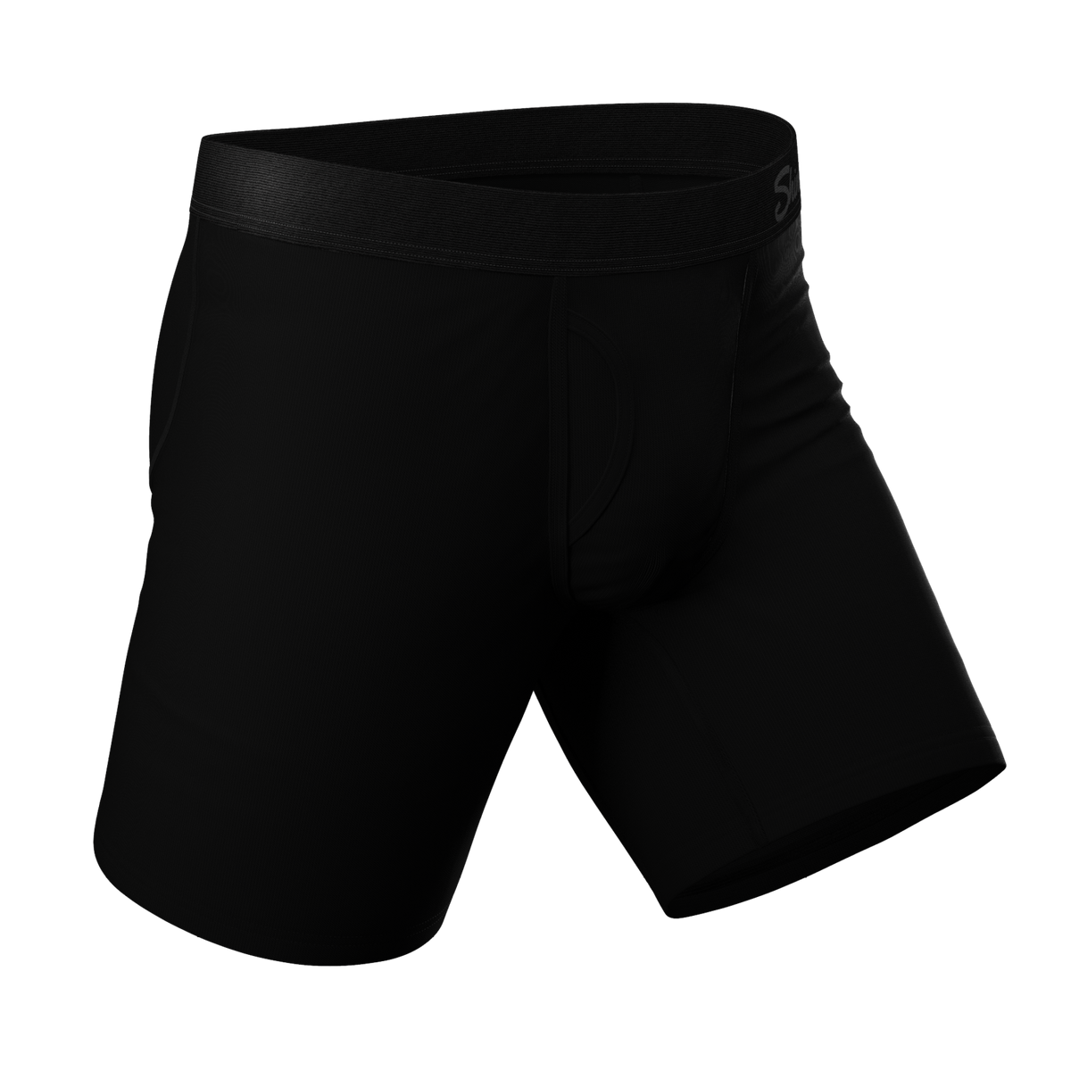 The Threat Level Midnight | Black Ball Hammock® Boxer - Long Leg - Shinesty