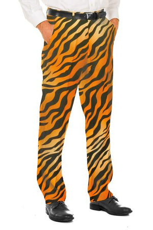 Make Them Purr Tiger Print Suit Pants