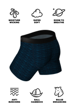 The Tyrant Lizard | Dinosaur Ball Hammock® Pouch Underwear With Fly - Shinesty